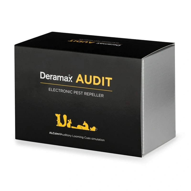 Deramax®-Audit. Ultrazvukový plašič kún a hlodavcov II. generácia s ALCsim®